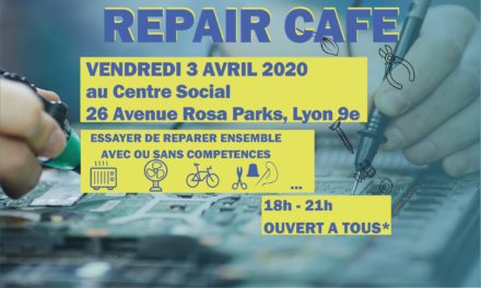 ANNULATION – Réparation & café – Vendredi 03 Avril !